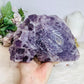 Huge Amethyst Druzy Carved Skull 18.5cm 2.46KG