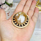 Small Flower Agate Sphere on Stand