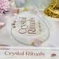 Rose Quartz Beaded Collar Neckband In Gift Bag