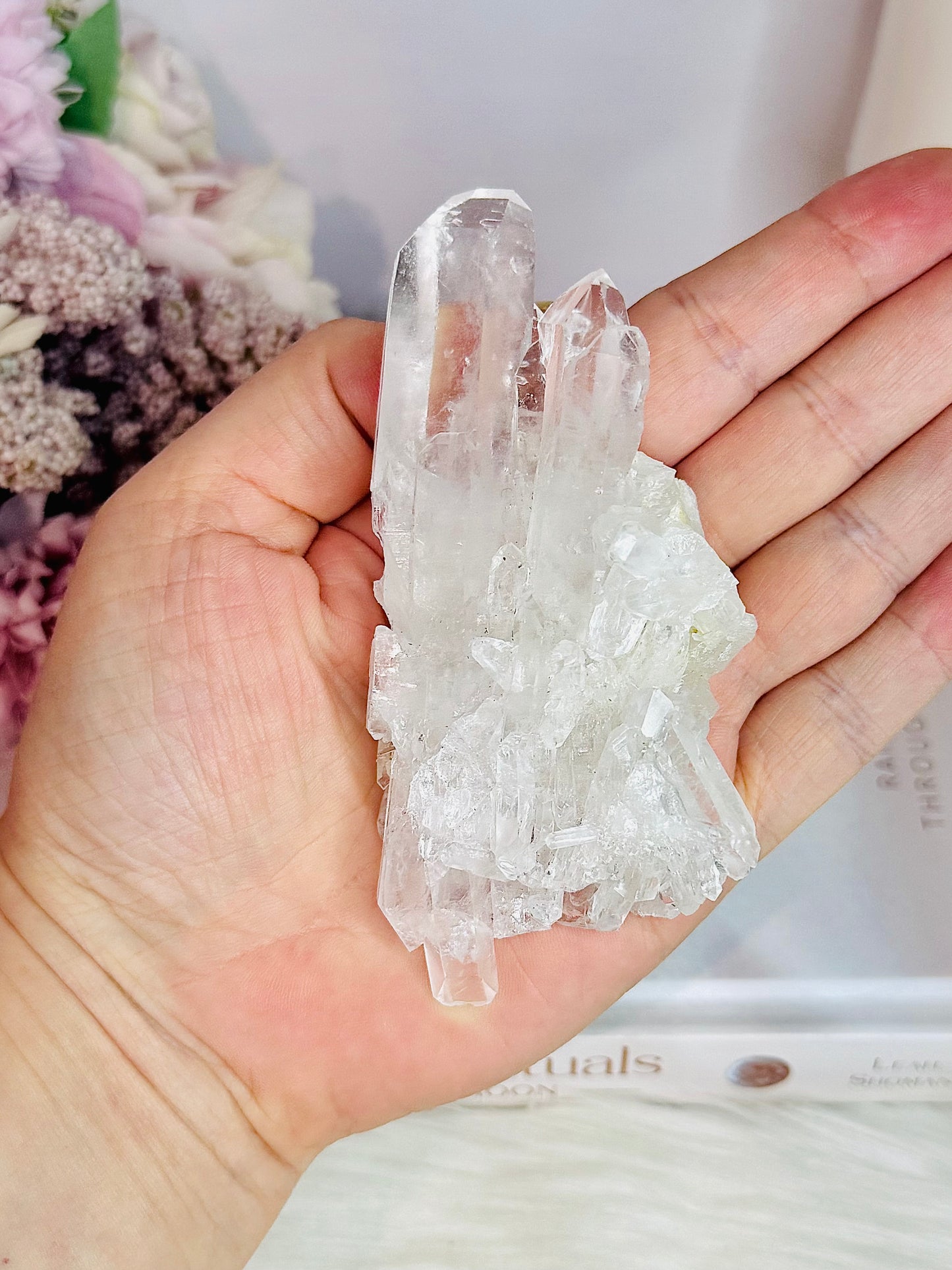 Stunning High Grade Clear Quartz Natural Specimen 11cm From Brazil