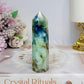 Chrysocolla X Phoenix Stone Tower 9.5cm