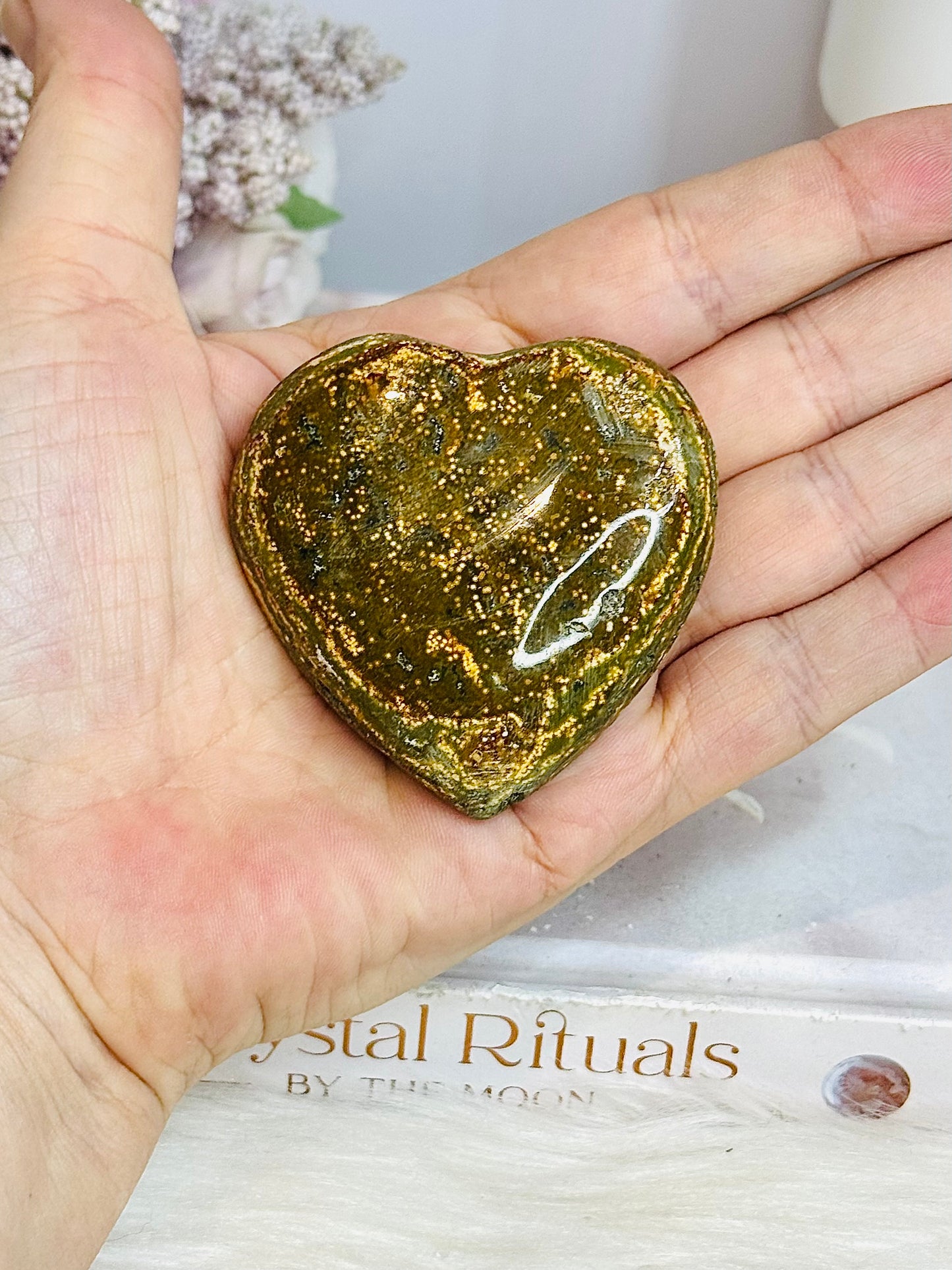 Orbicular Jasper Heart 5.5cm
