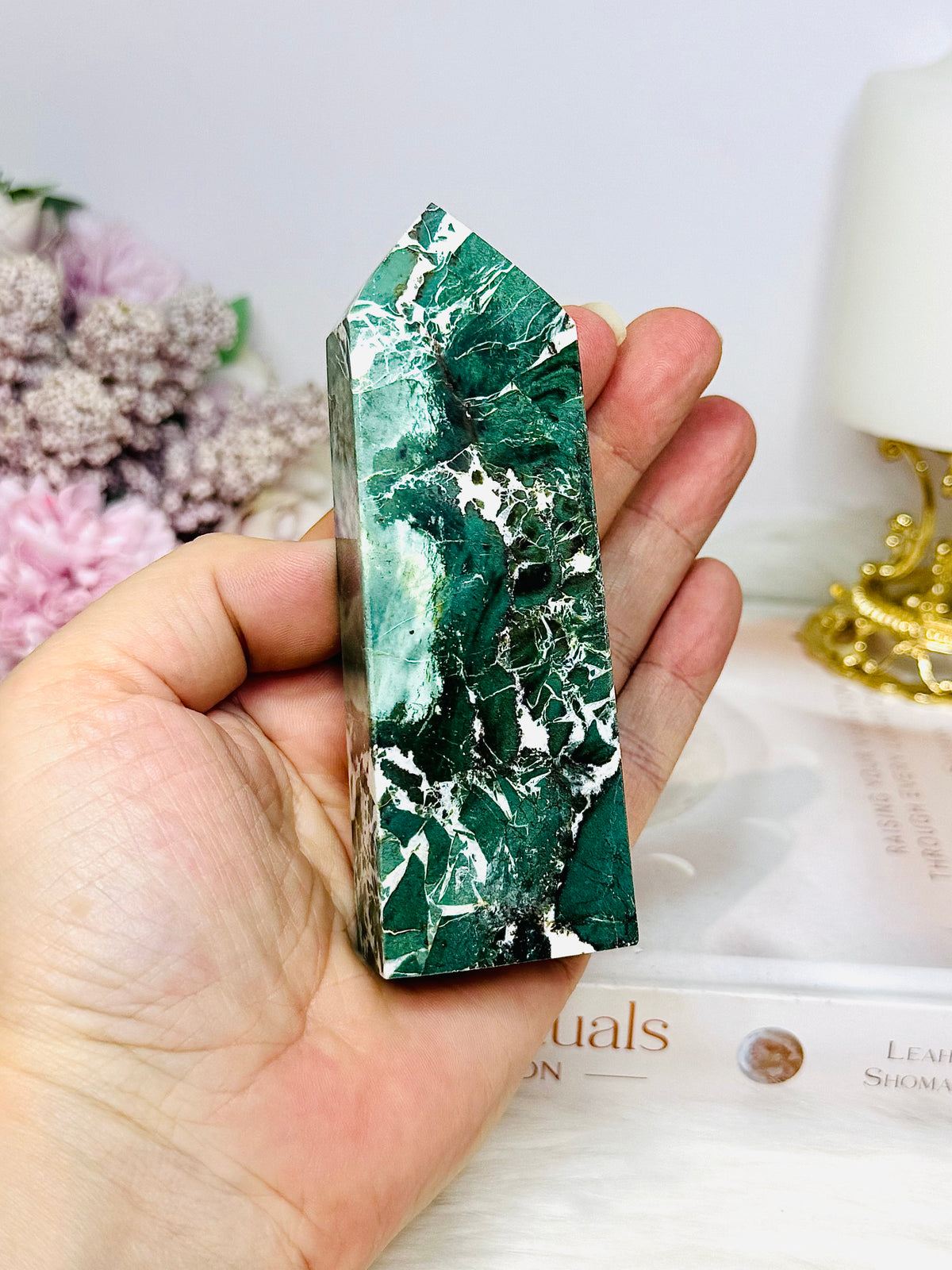 Chunky Unicorn Jasper Tower 11cm