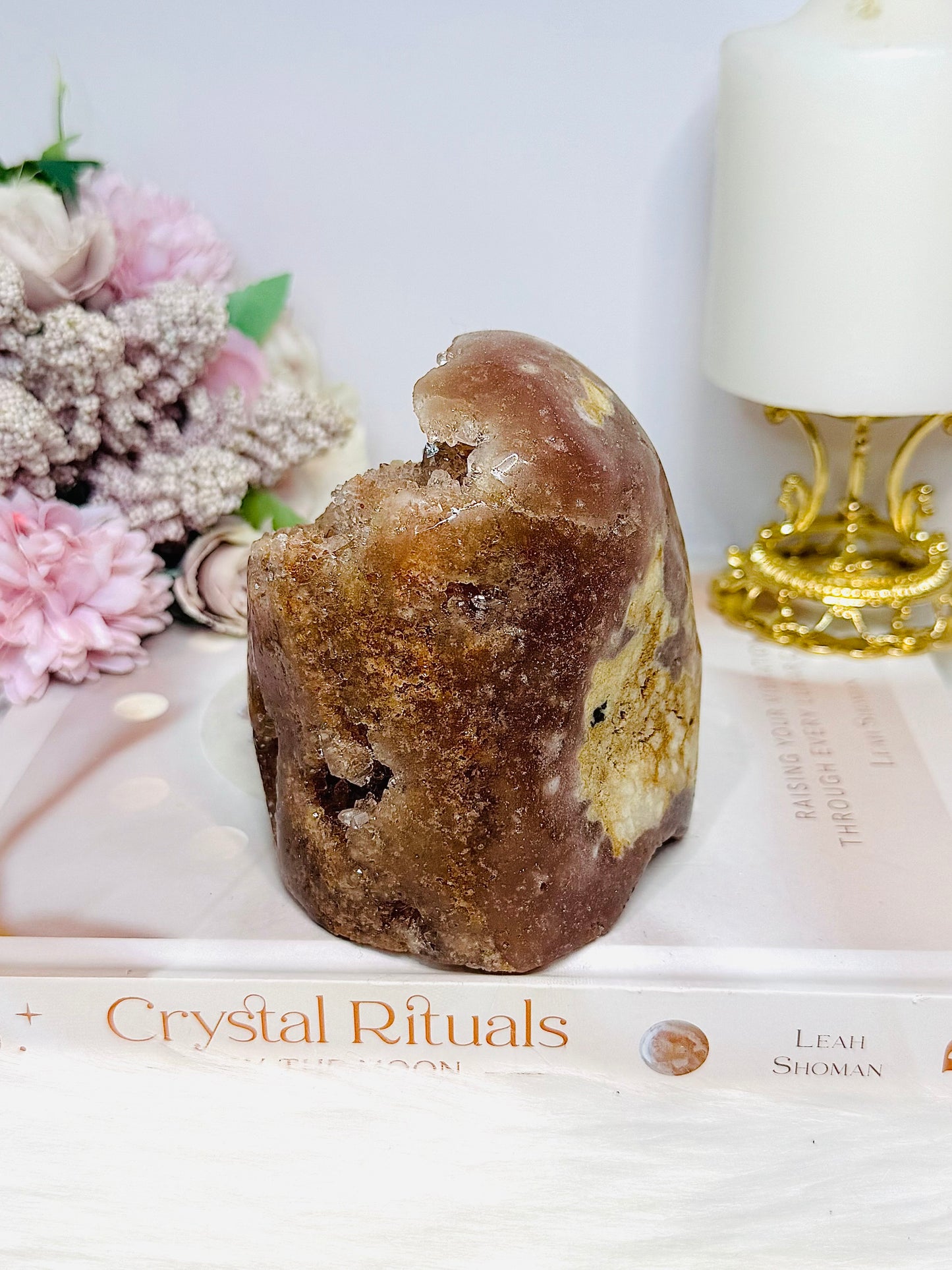 Large Pink Amethyst Druzy Freeform 10cm 788g