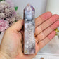 Flower Agate Druzy Tower 11.5cm