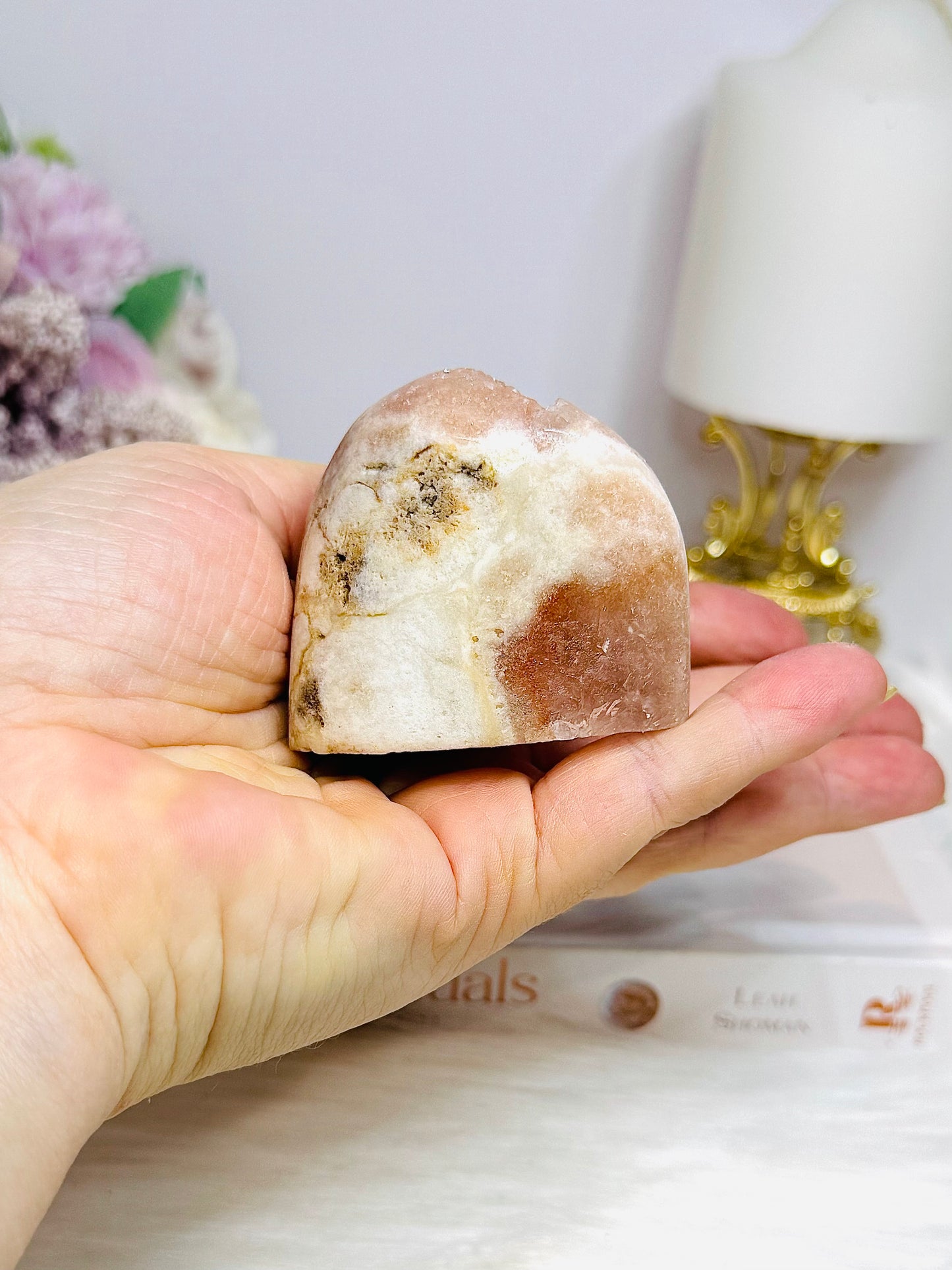 Pink Amethyst Druzy Freeform 5.5cm