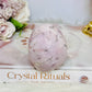 Chunky Kunzite Carved Skull 7cm