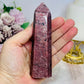 Strawberry Quartz High Grade Tower 12cm