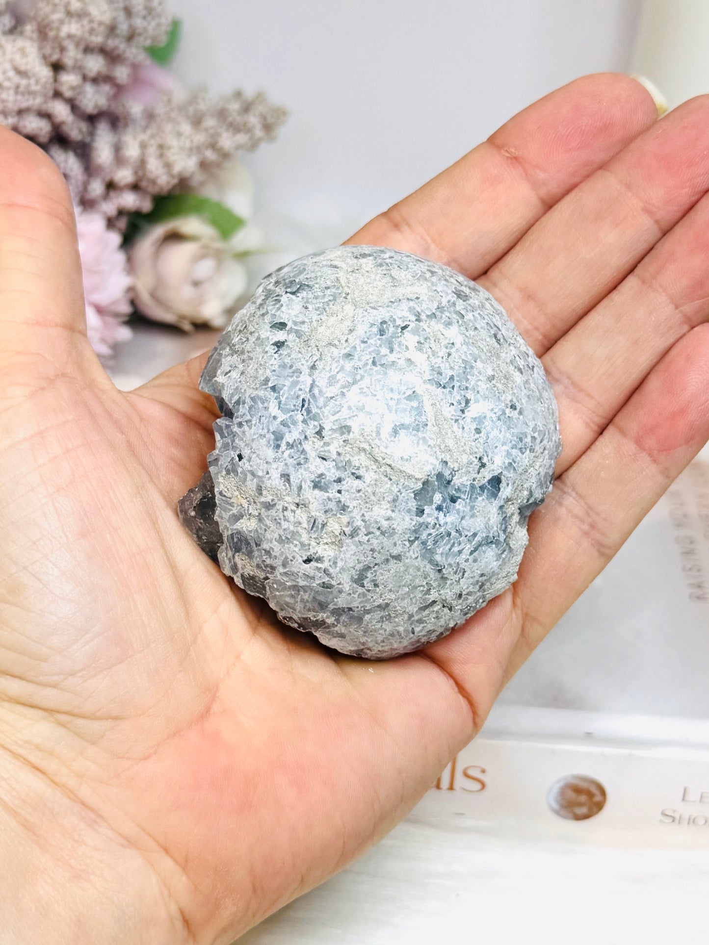 Blue Celestite Natural Cluster 194g
