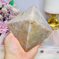 Large Pink Amethyst Pyramid with Druzy On One Corner 516g