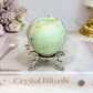 Rare Large Inca Turquoise Sphere on Stand 169g