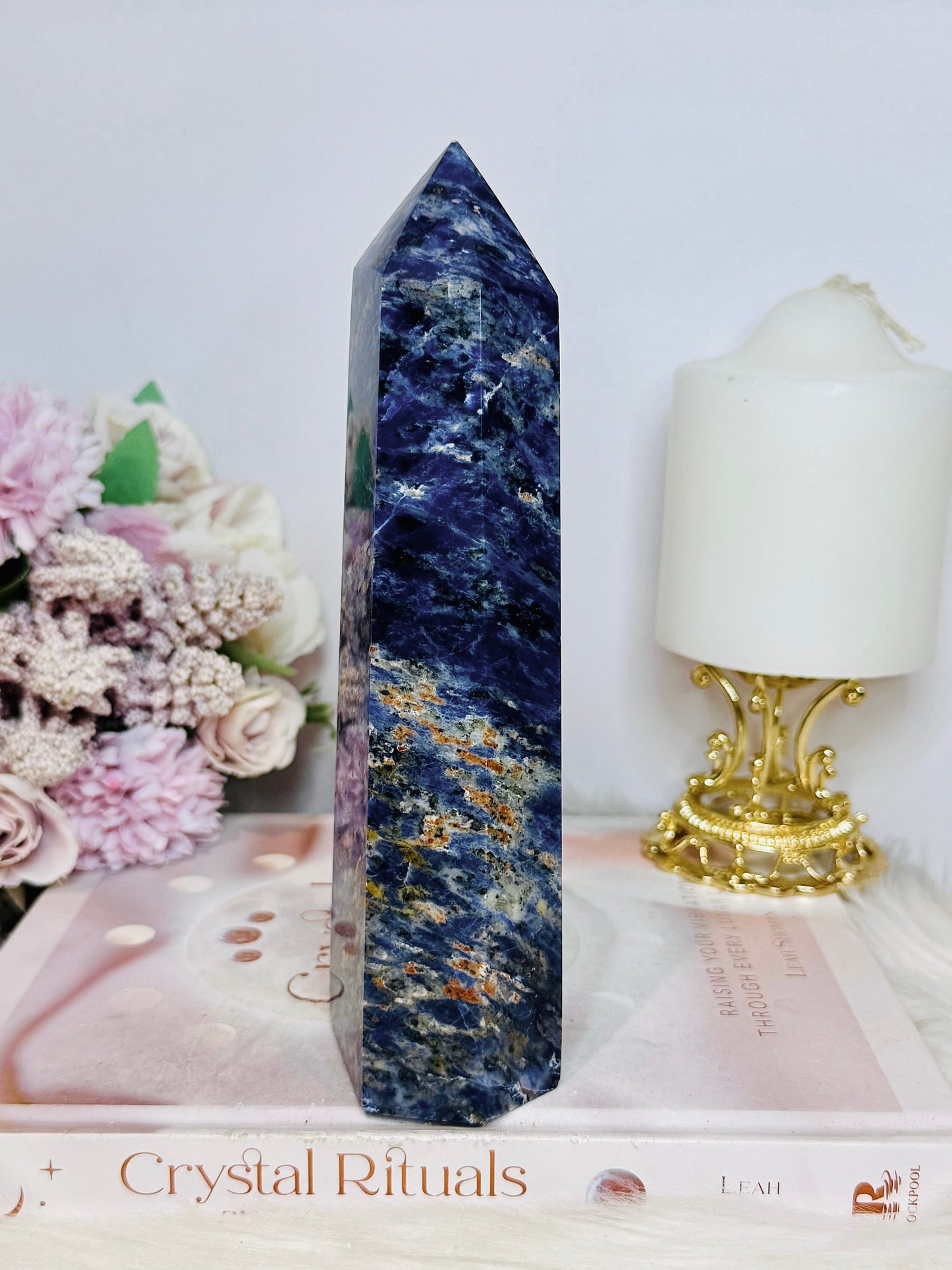 Large Sunset Sodalite Chunky Tower 19cm