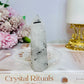Black Tourmaline In Clear Quartz Tower 9cm