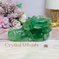 Green Fluorite Carved Dragon 9.5cm 378g