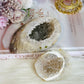 Fabulous Large Natural Druzy Agate Jewellery Box Geode 463grams