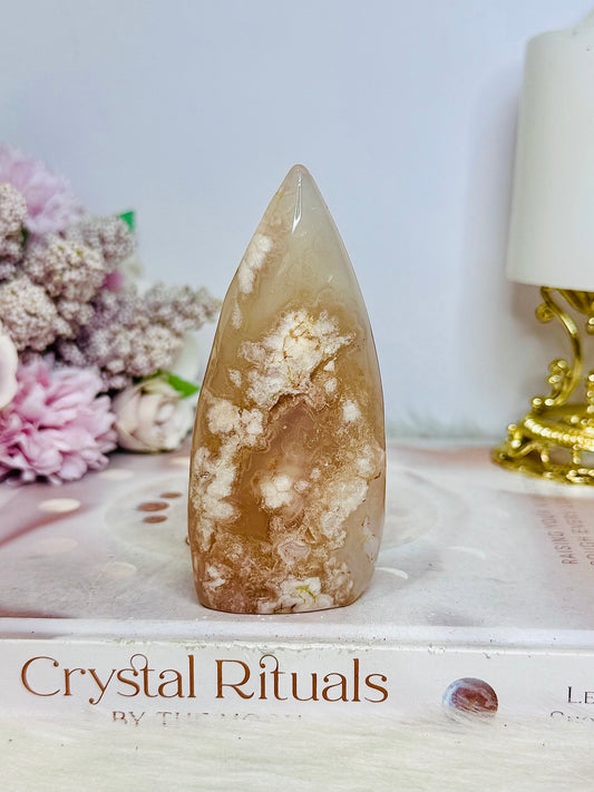 Flower Agate Freeform | Flame 10cm