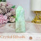 Green Moonstone Tower 9cm