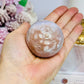 Druzy Flower Agate Sphere on Stand 172g