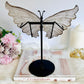 Stunning Large 24cm (inc stand) Smokey Quartz Butterfly Wings On Stand from Brazil