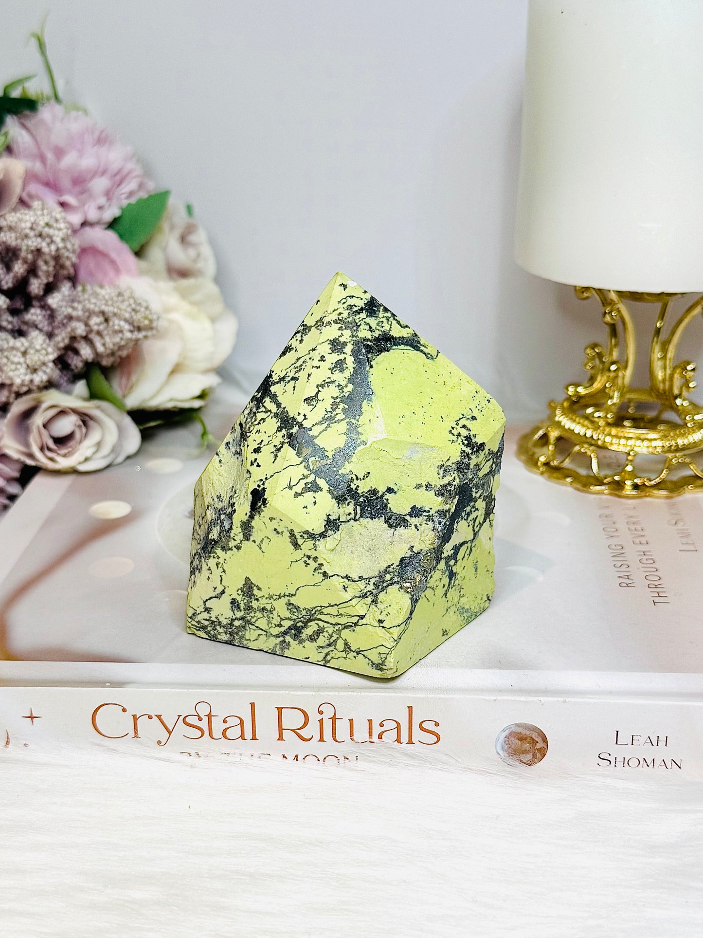 Large Serpentine Polished Point Freeform 481g