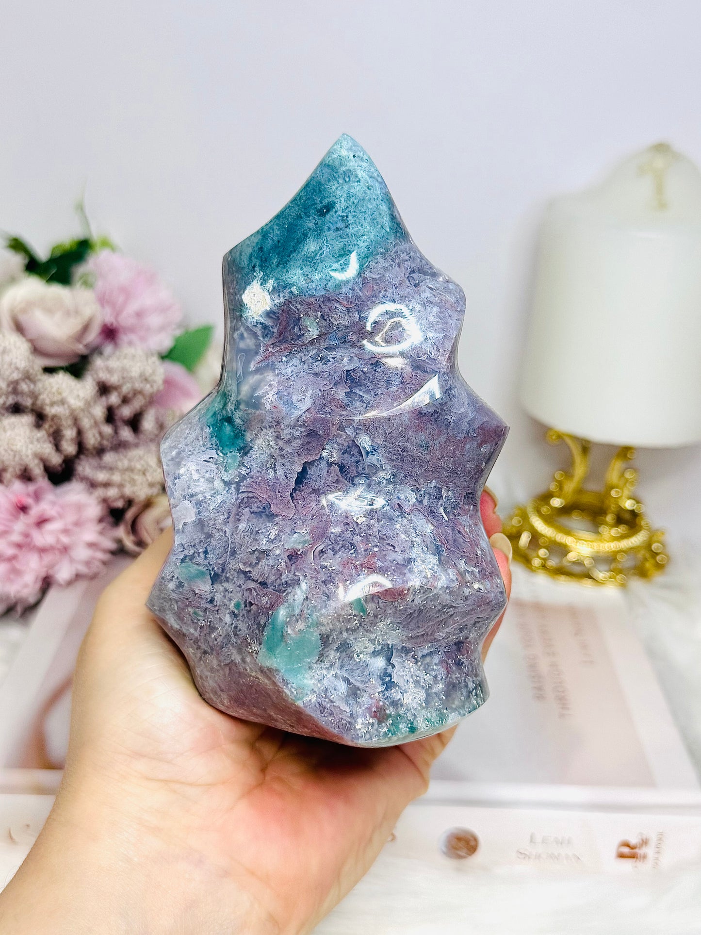 Large Ocean Jasper Flame 664g