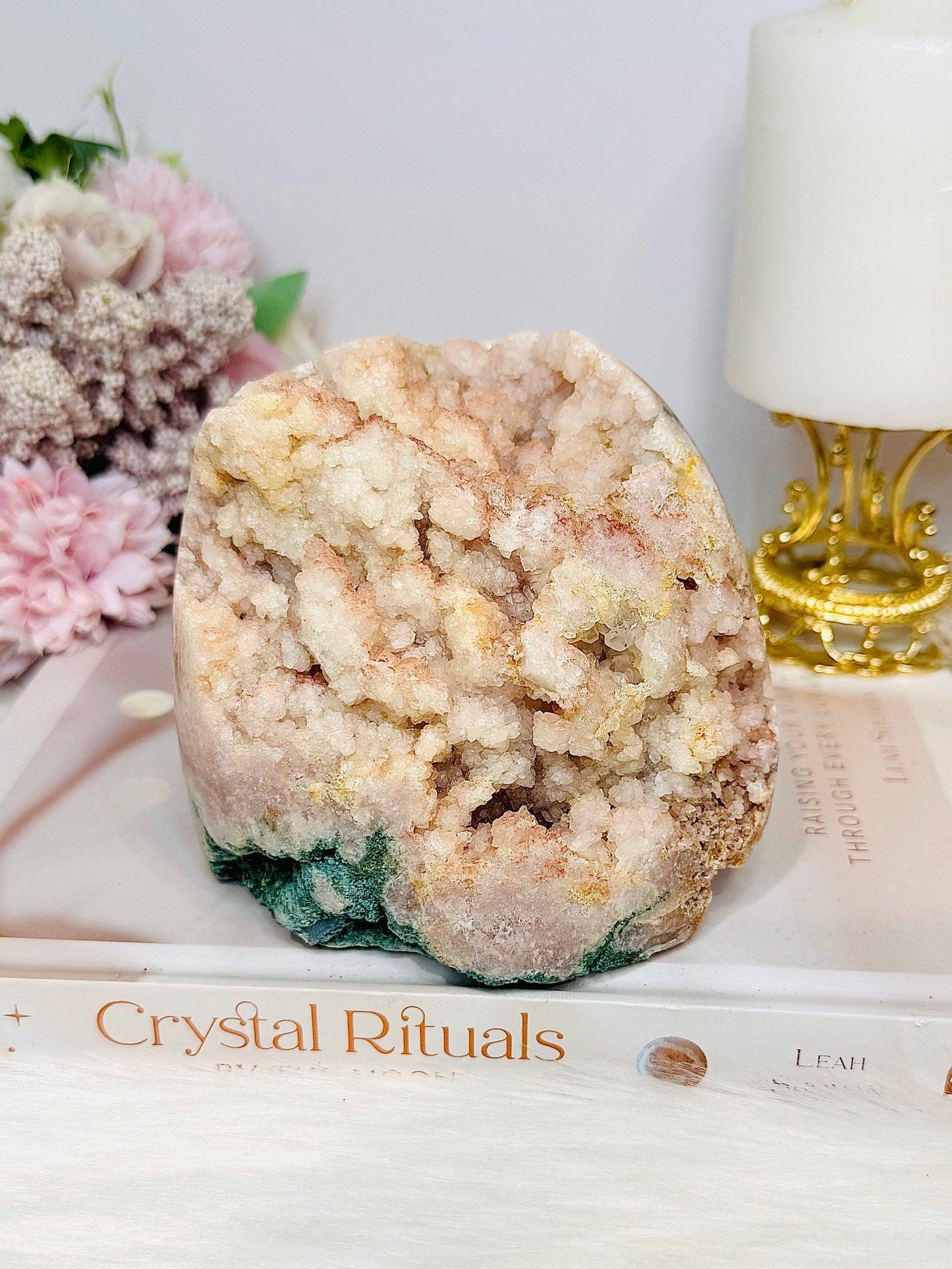 Large Pink Amethyst Druzy Freeform 1.08KG 10cm