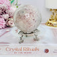 Large Pink Amethyst Sphere 401gram On Stand