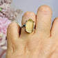 Citrine Adjustable Ring In Gift Bag