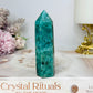Green Smokey Amazonite Tower 9cm