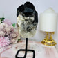 Chunky 18cm Smokey Quartz Specimen on Stand From Brazil