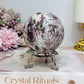 Large Pink Tourmaline Sphere on Stand 400g