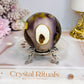 Mookaite Jasper Sphere on Stand 297g