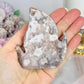 Druzy Flower Agate Fire Flame 10cm