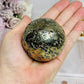 Large Druzy Pyrite Sphere on Stand 426g