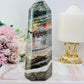 Large 729gram Natural Ocean Jasper Druzy Tower