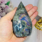Labradorite Freeform with Purple Flash 10cm