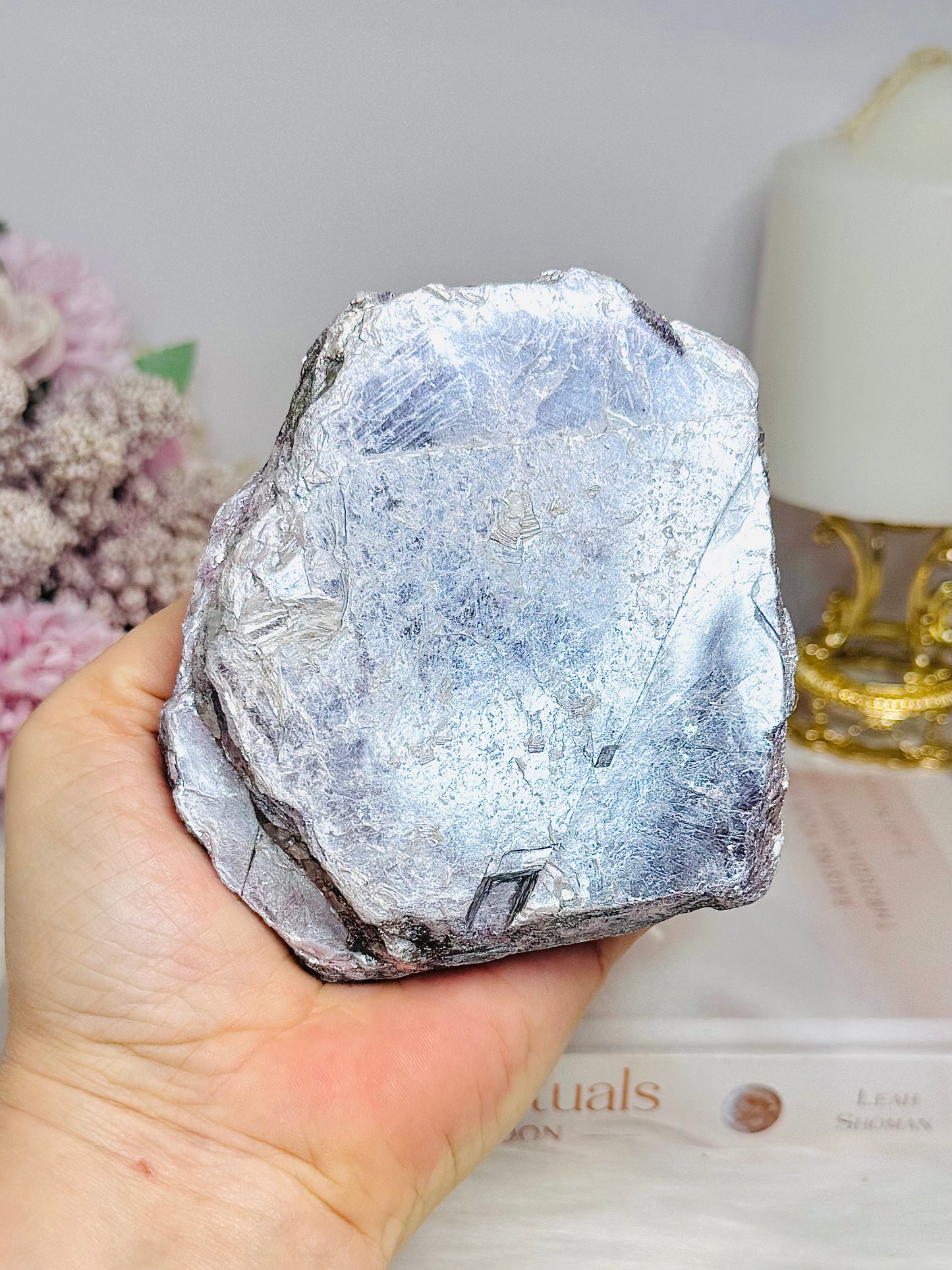 Large Purple Mica Natural Chunky Specimen 369g