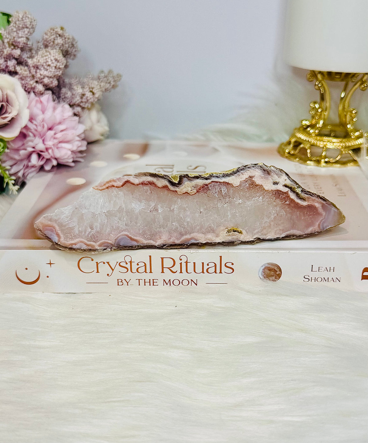 Pink Amethyst Natural Slab 15cm