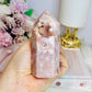 Druzy Pink Amethyst Tower 275g