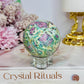 Ruby In Fuchsite (UV Reactive) Sphere on Stand 200g