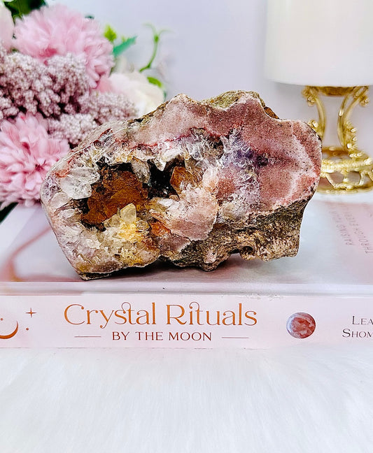 Calming & Cleansing - Over Half a KG Pink Amethyst Druzy Freeform From Argentina