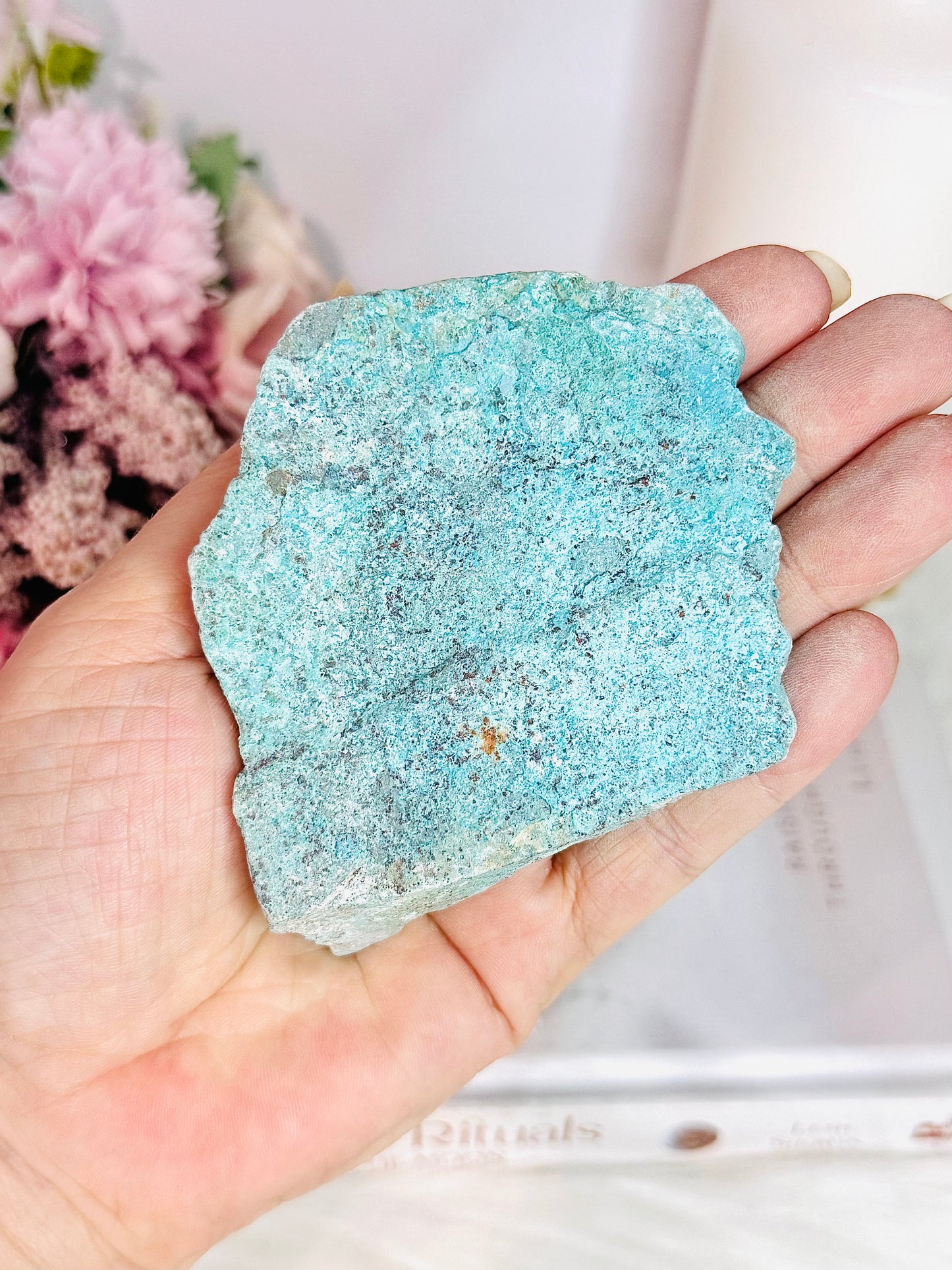 Raw Natural 8cm Chrysocolla Specimen