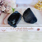 Set of 2 Blue Goldstone (synthetic) Pieces