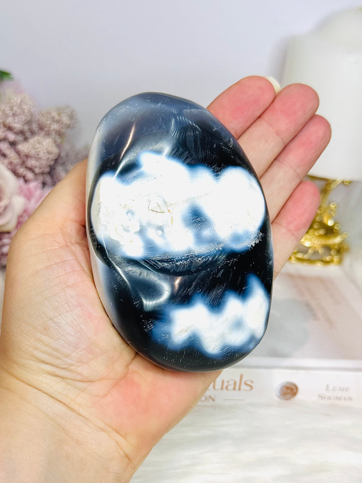 Large Orca Agate Freeform 10.5cm 292g