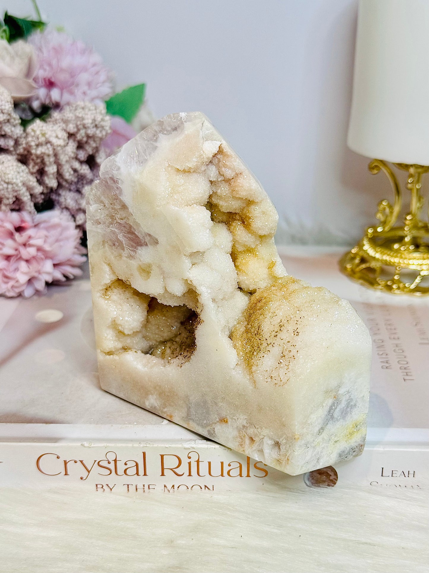 High Grade Pink Amethyst Sugar Druzy Freeform 10.5cm 505g