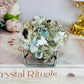 Rare Natural Aquamarine In Mica Specimen on Stand 110g