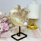 Large Natural Pink Lithium Cluster on Stand 514g
