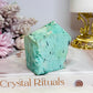 A Rare Stone ~ Chunky Natural Inca Turquoise Carved Freeform | Tower 7cm