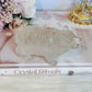 Chunky 11cm 359gram Clear Quartz Carved Bear