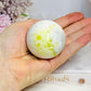 Serpentine Jade Sphere on Stand 199g